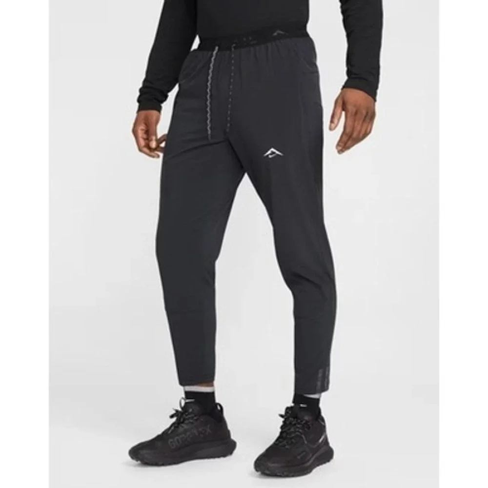 Nike Trail Dawn Range Dri-FIT Mens Black Running Pants (HJ3576-010) Sz XL